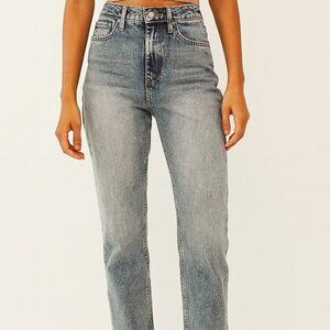 BP. 90s High Rise Straight Leg Acid Wash Jeans Blue Denim – Size 25 – NWOT